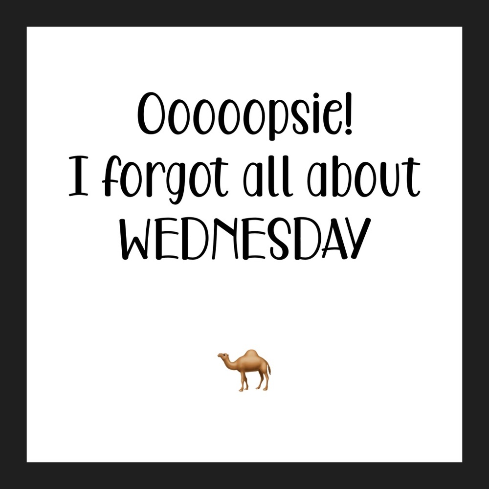 WEDNESDAY
